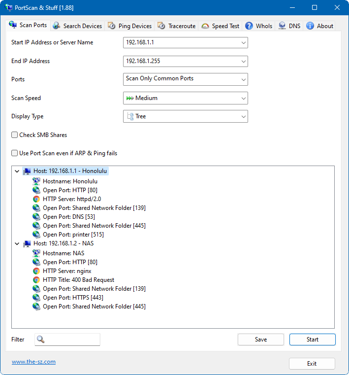 Windows 10 PortScan full