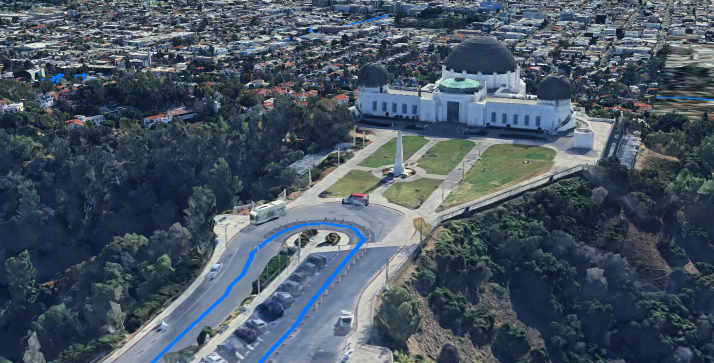 Displaying a KML, KMZ, GPX or TCX track in 3D